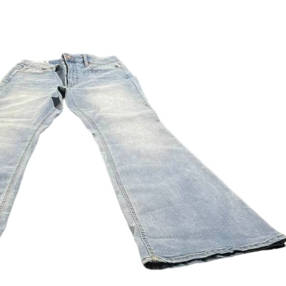 Garage Denim Flare NWT High-Waisted Wide Flare Jeans -Olivia Blue - size… - Picture 4 of 16